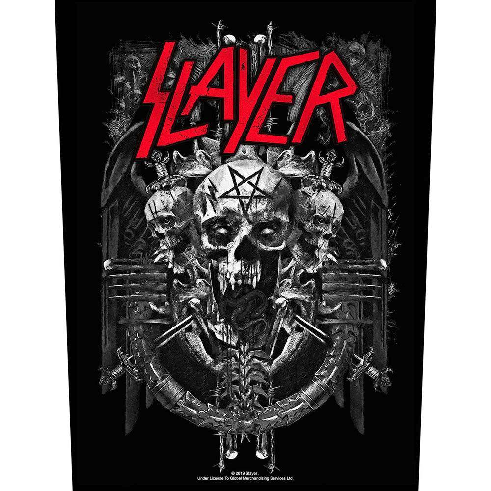 Slayer - Demonic Rugpatch - Zwart